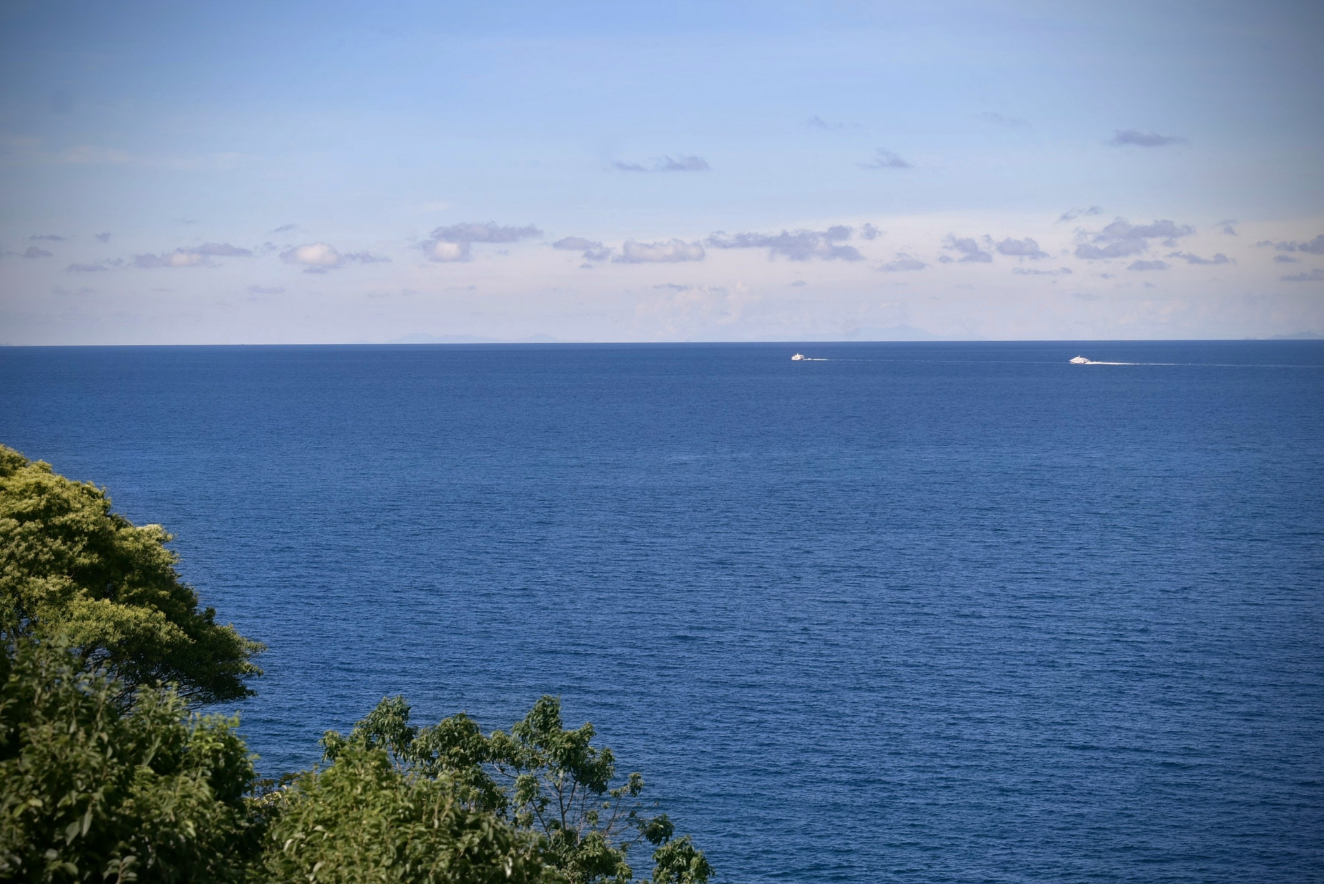Panoramic ocean view over the Gulf of Thailand from The Fisherman’s House